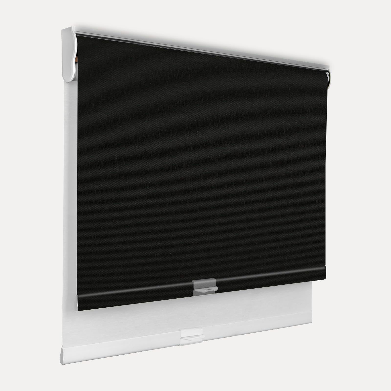 VIDEMA Manual Double Roller Shade – Dual-Roll Inside, Blackout & Sheer Independent, Cordless Spring Stop-Anywhere, Made-to-Measure